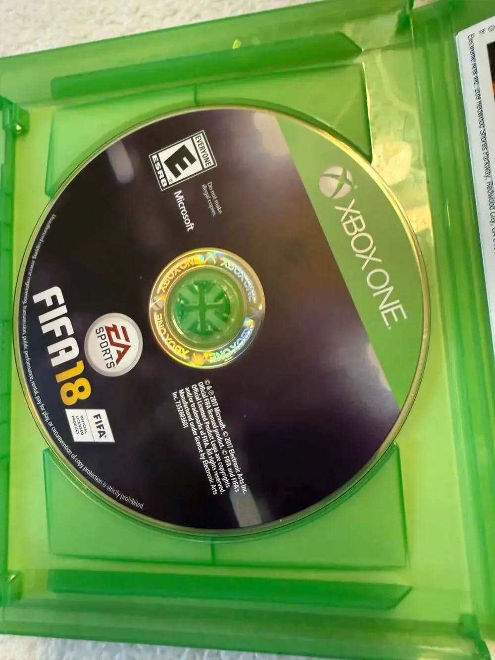 FIFA 18: Standard Edition (Microsoft Xbox One, 2017)